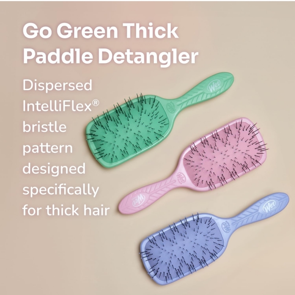 Wet Brush Paddle Detangler - Vibrant Green - Picture 13 of 13